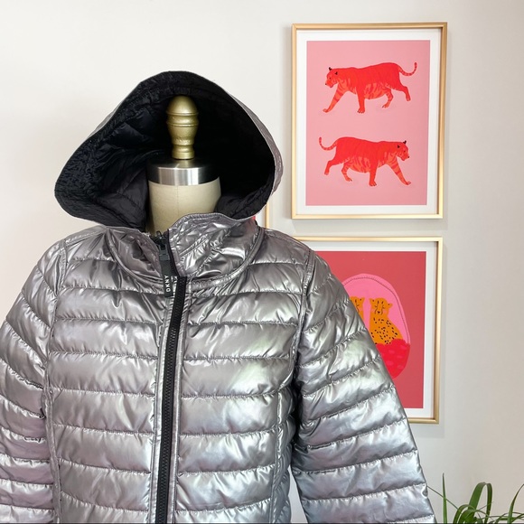 dkny silver jacket